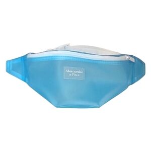 Abercrombie & Fitch Logo Fanny Pack Adjustable Waist Mini Full Zip Hip Bag